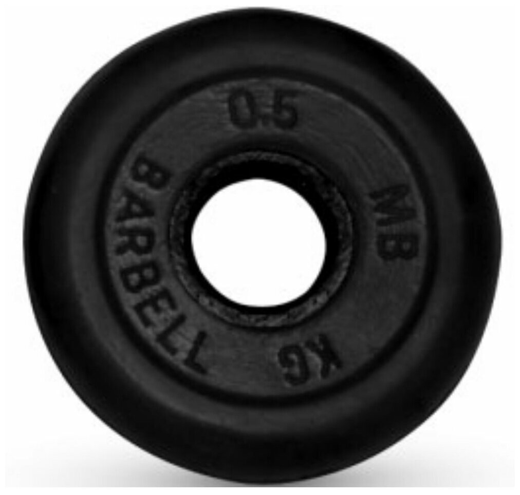 Диск для штанги MB Barbell MB-B26 0.5 кг, 26 мм