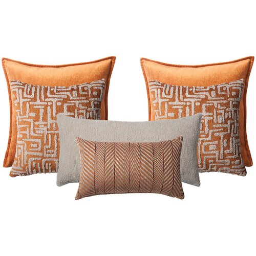 Комбинированный набор из 6 декоративных подушек 