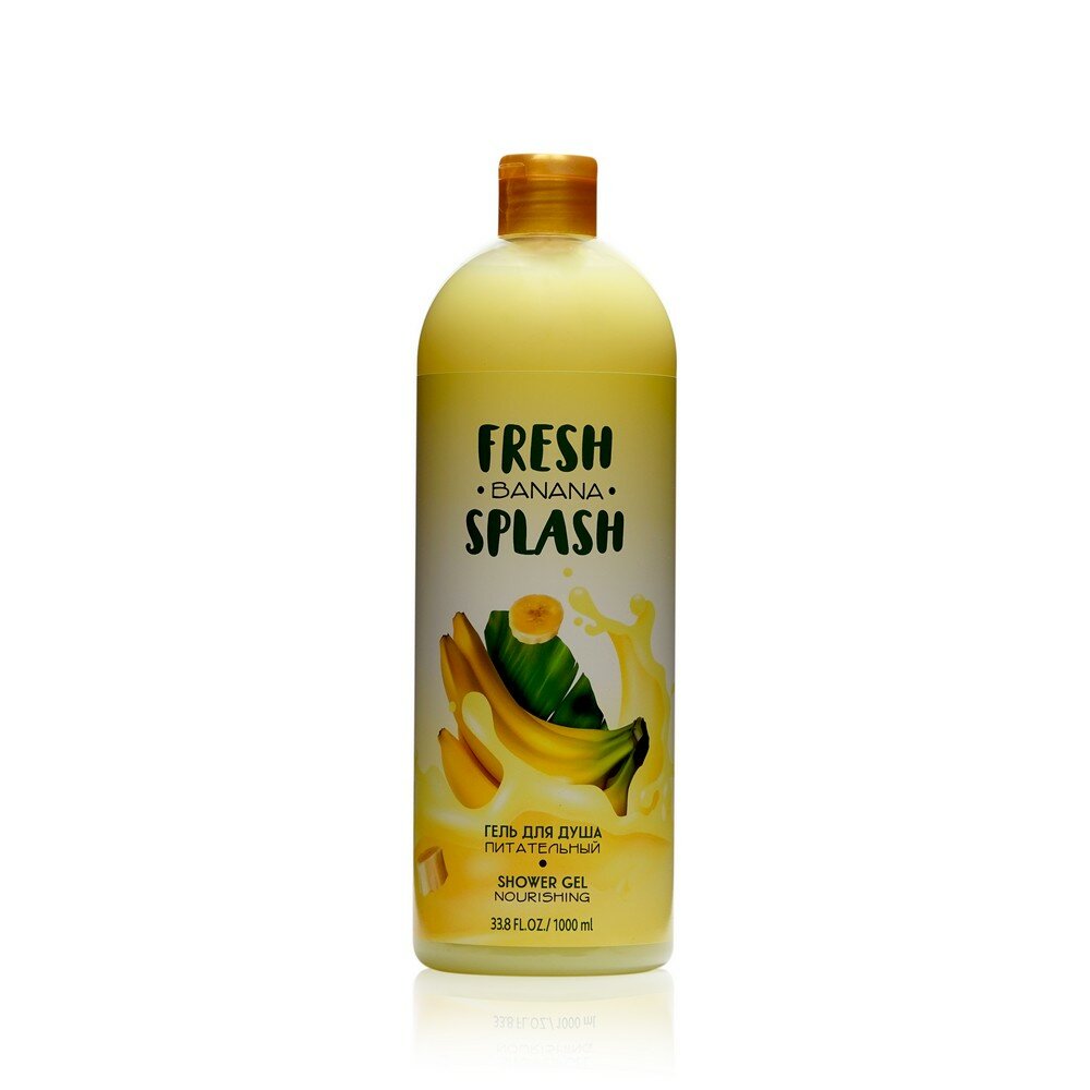 Гель для душа Fresh Splash питательный с ароматом банана