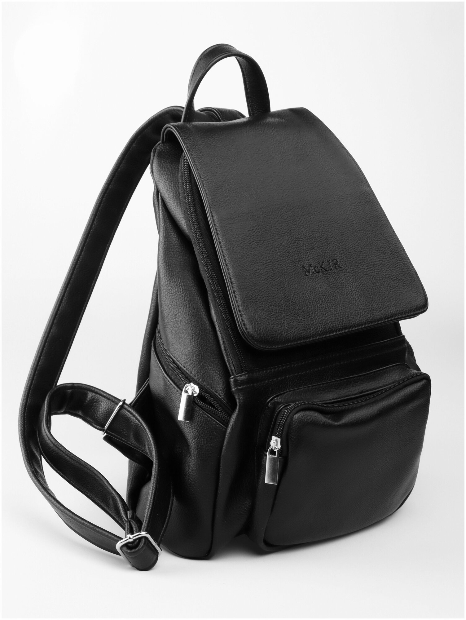 Городской рюкзак / кожаный рюкзак из экокожи / женский / стильный McKIR 21-87 экокожа