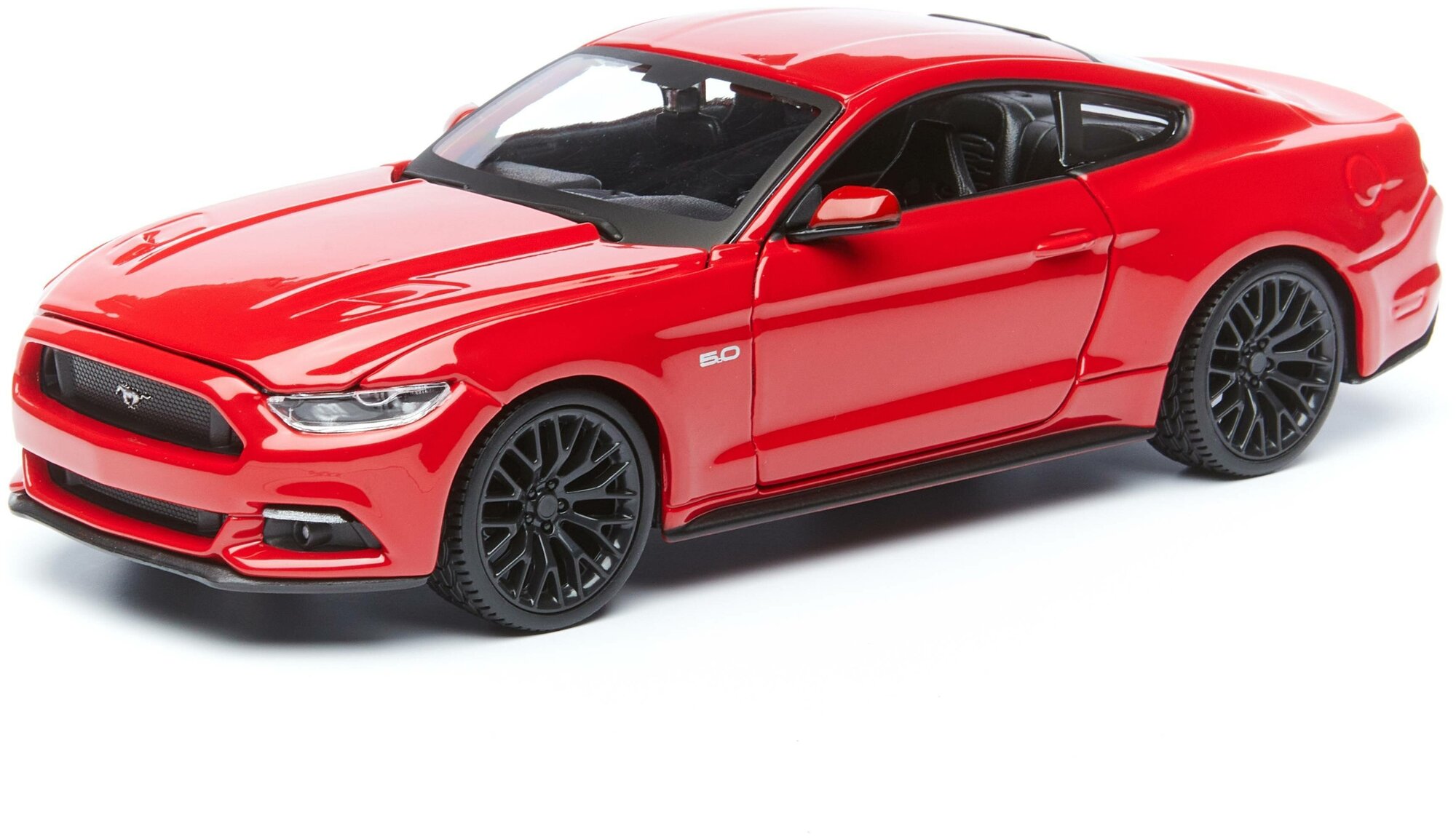 Maisto Модель машины сборная 1:24 "2015 Ford Mustang GT" SPAL, красная - фото №1