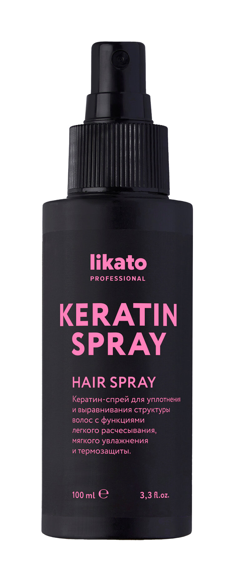 Термозащитный спрей для облегчения расчесывания волос с кератином Likato Professional Keraless Keratin Hair Spray /100 мл/гр.