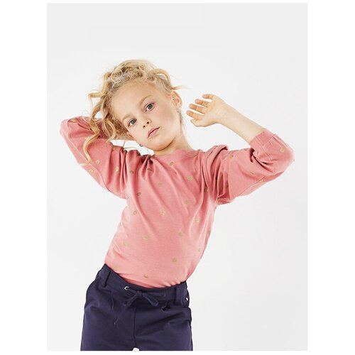 фото Лонгслив для девочек mexx; цвет old pink р. 122-128