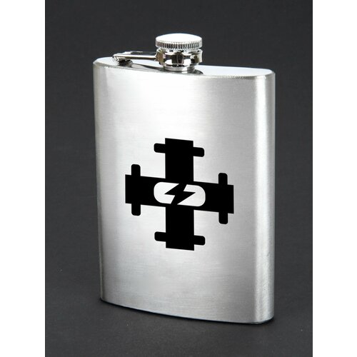 Фляжка для алкоголя с гравировкой 240мл 8oz Warhammer 40000 Стальные Исповедники