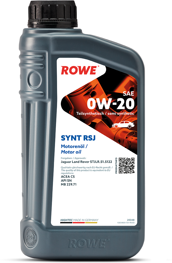 Синтетическое мотрное масло ROWE HIGHTEC SYNT RSJ SAE 0W-20, 1л