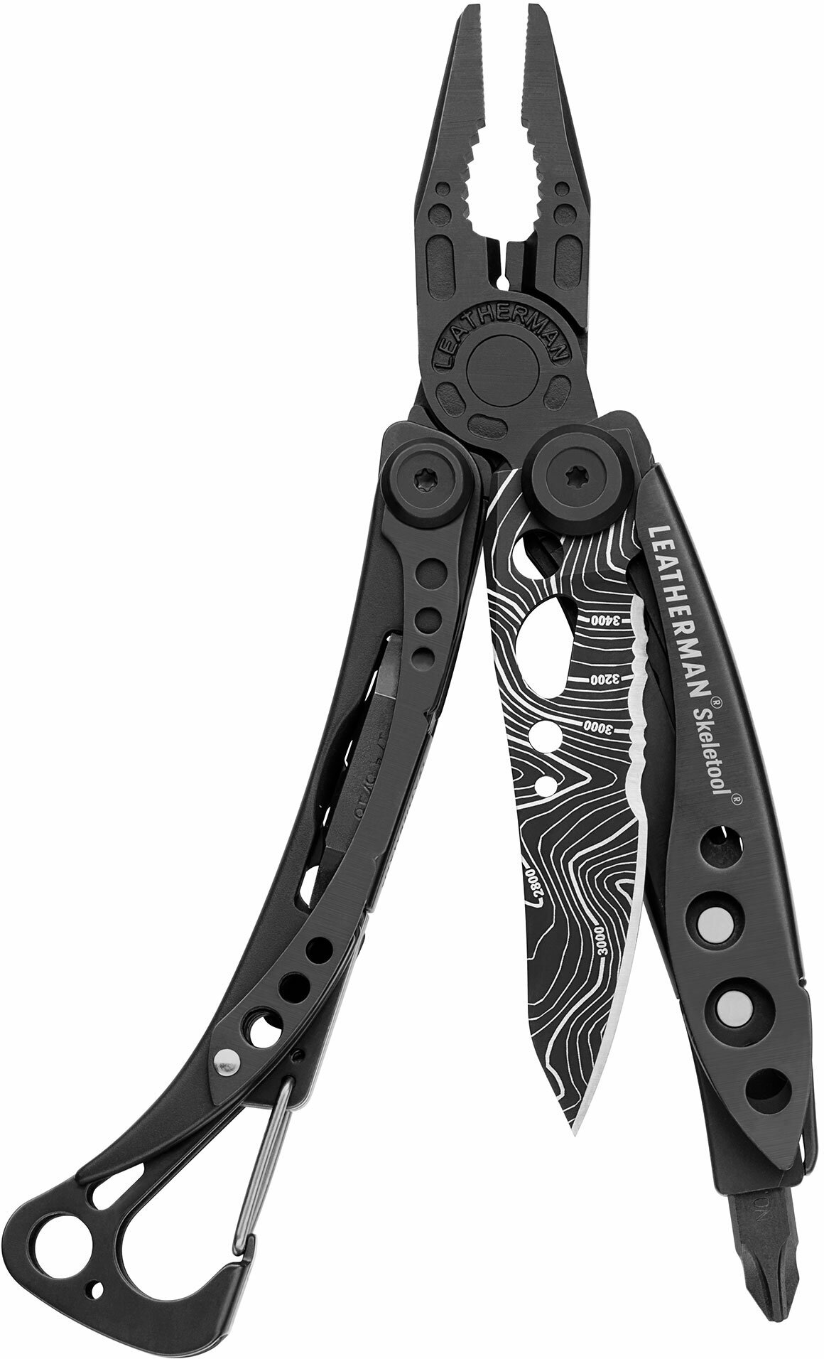 Мультитул пассатижи LEATHERMAN Skeletool Topo (832755) черный