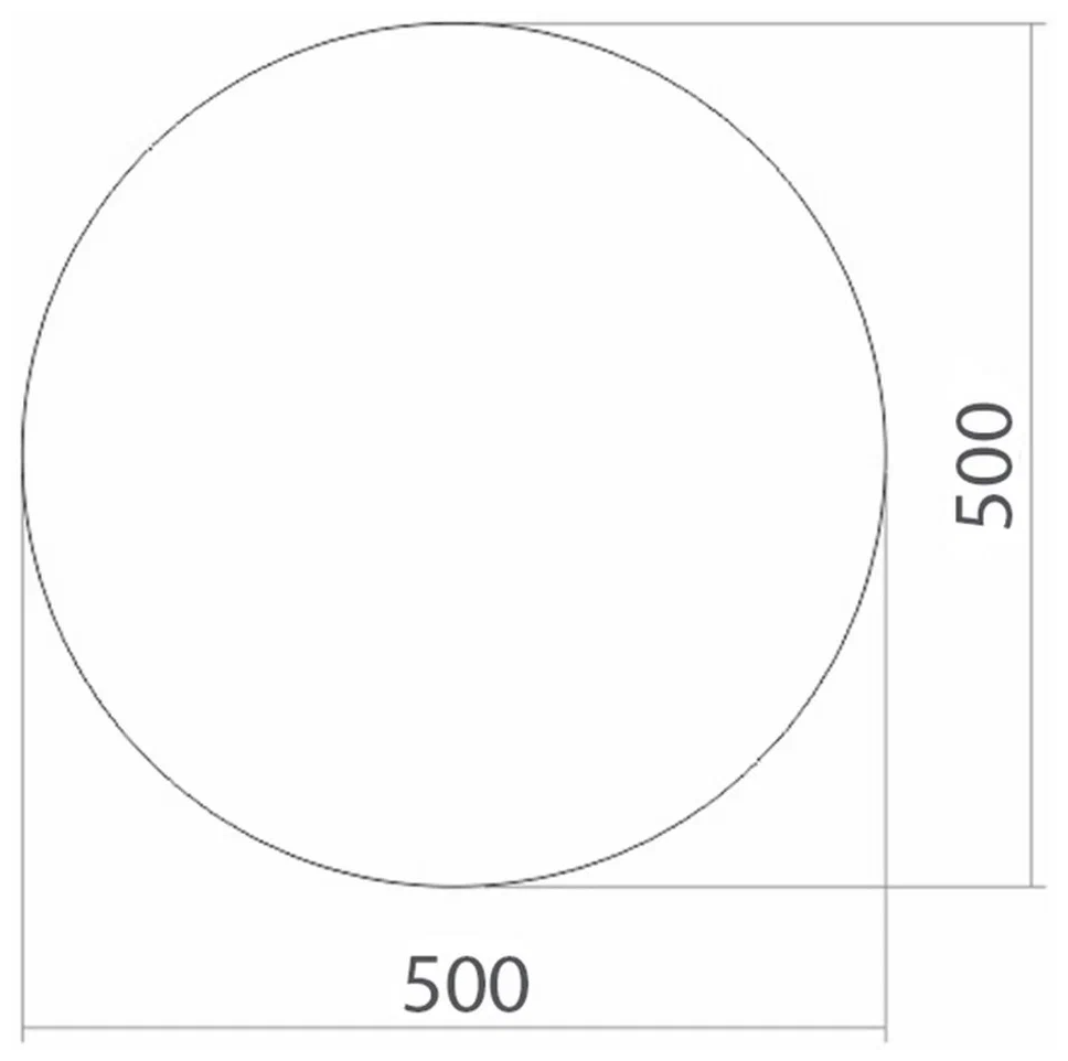 Зеркало Mixline круглое 500 мм