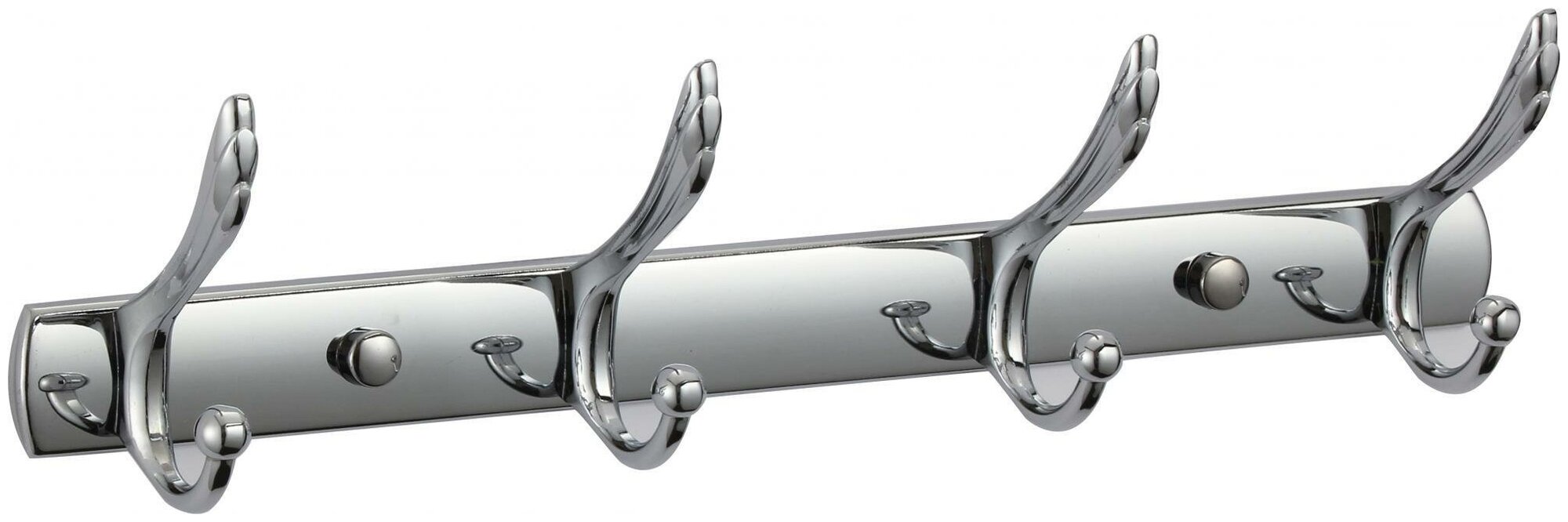 фото Планка с крючками для ванной для полотенец (4 крючка) Savol