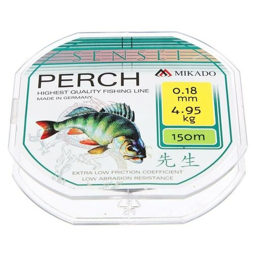фото Леска "mikado" sensei perch - 0.18mm/4.95kg/150m 6782845