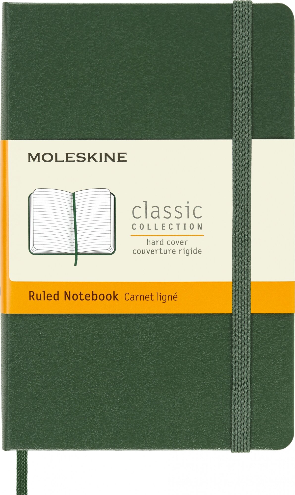 Блокнот Moleskine CLASSIC Pocket 90x140мм 192стр. линейка твердая обложка зеленый 9 шт./кор. - фото №10