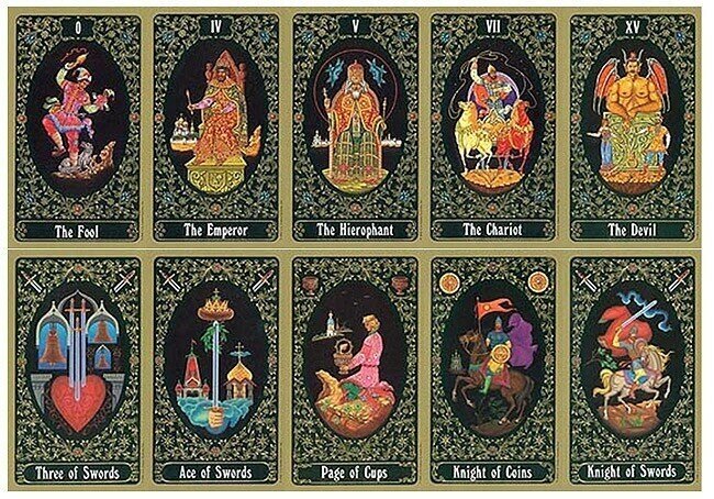 Russian Tarot of St Petersburg 78 карт инструкция - фото №9