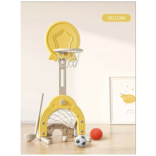 Стойка баскетбольная Гольф PS-074-Y жёлтый