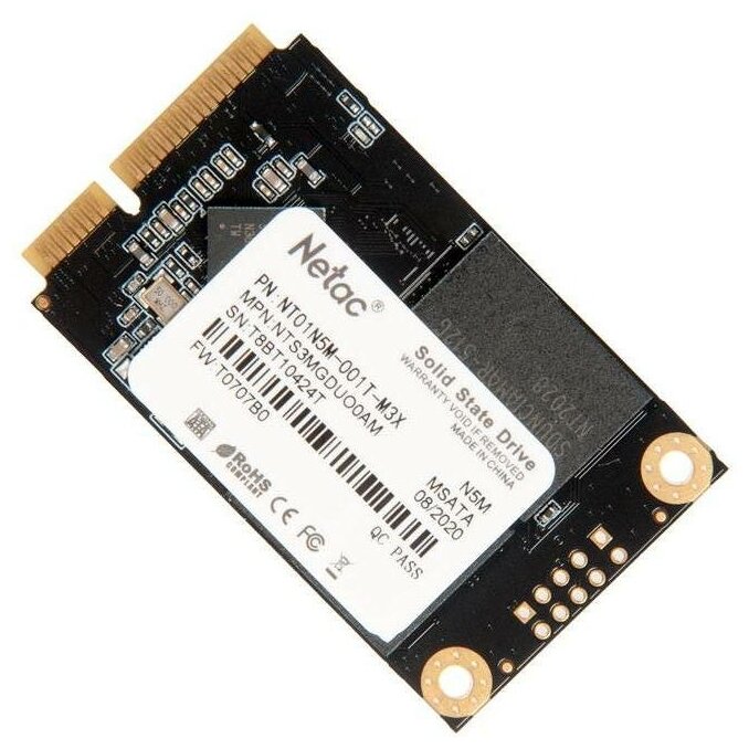Накопитель SSD Netac mSATA 5130 1000Гб SATA (NT01N5M-001T-M3X)