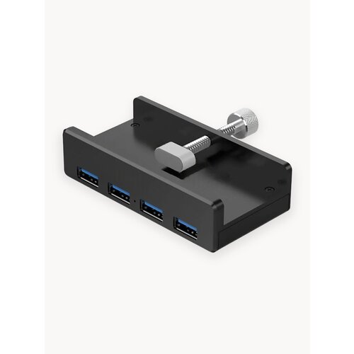 USB-хаб на 4 порта USB 30 с креплением металлический черный 2500₽