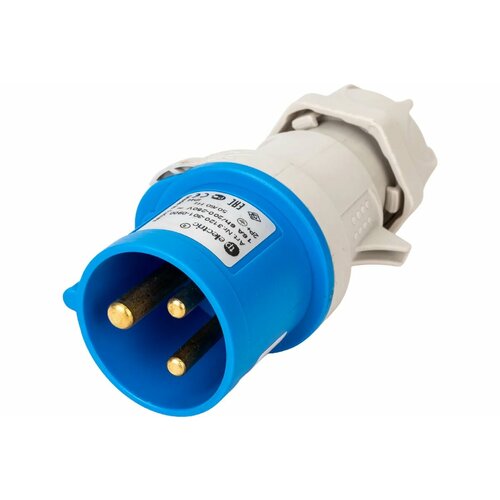 Кабельная переносная вилка TP Electric Зажимные контакты 16A, 250В, 2P+E, IP 44 3120-301-0900