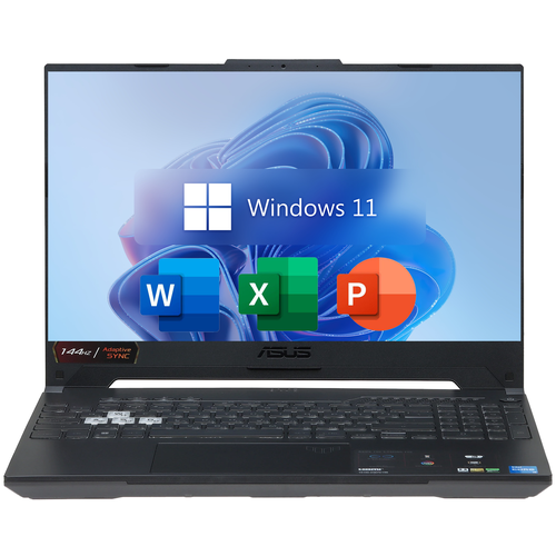 156 Игровой ноутбук Asus TUF Gaming 15 Intel Core i5-12500H 12 Ядер RAM 16 ГБ SSD 512 ГБ NVIDIA GeForce RTX 3050 4 Гб Windows 11 Pro Office 2021 Pro Plus Русская раскладка 16499000₽
