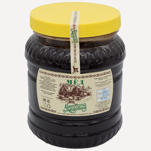 Изображение товара Мёд натуральный Башкирский гречишный "Башкирская медовня" 2300 гр пластик