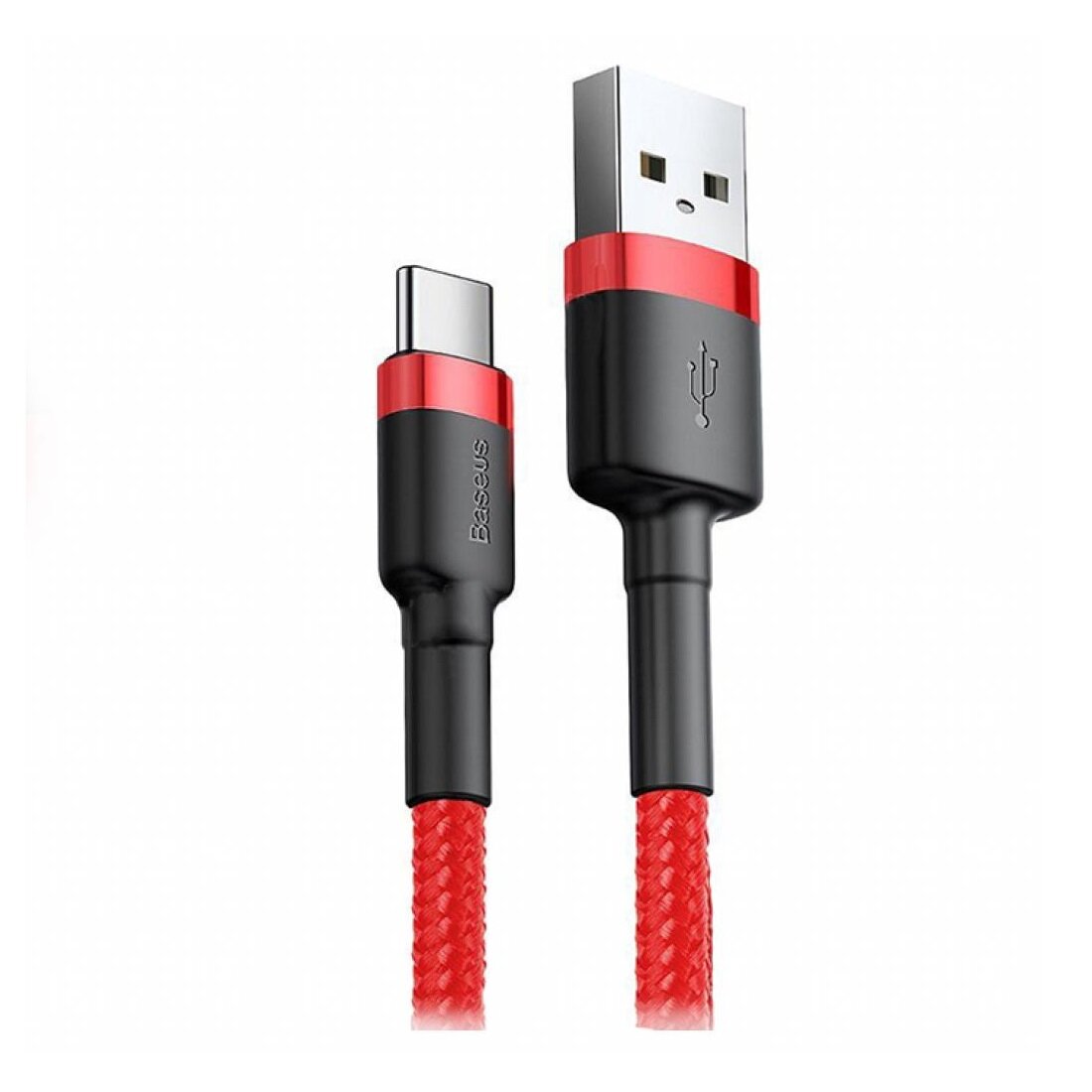 Кабель Baseus CATKLF-B09 Cafule Cable USB to Type-C 3A 1m Red+Red