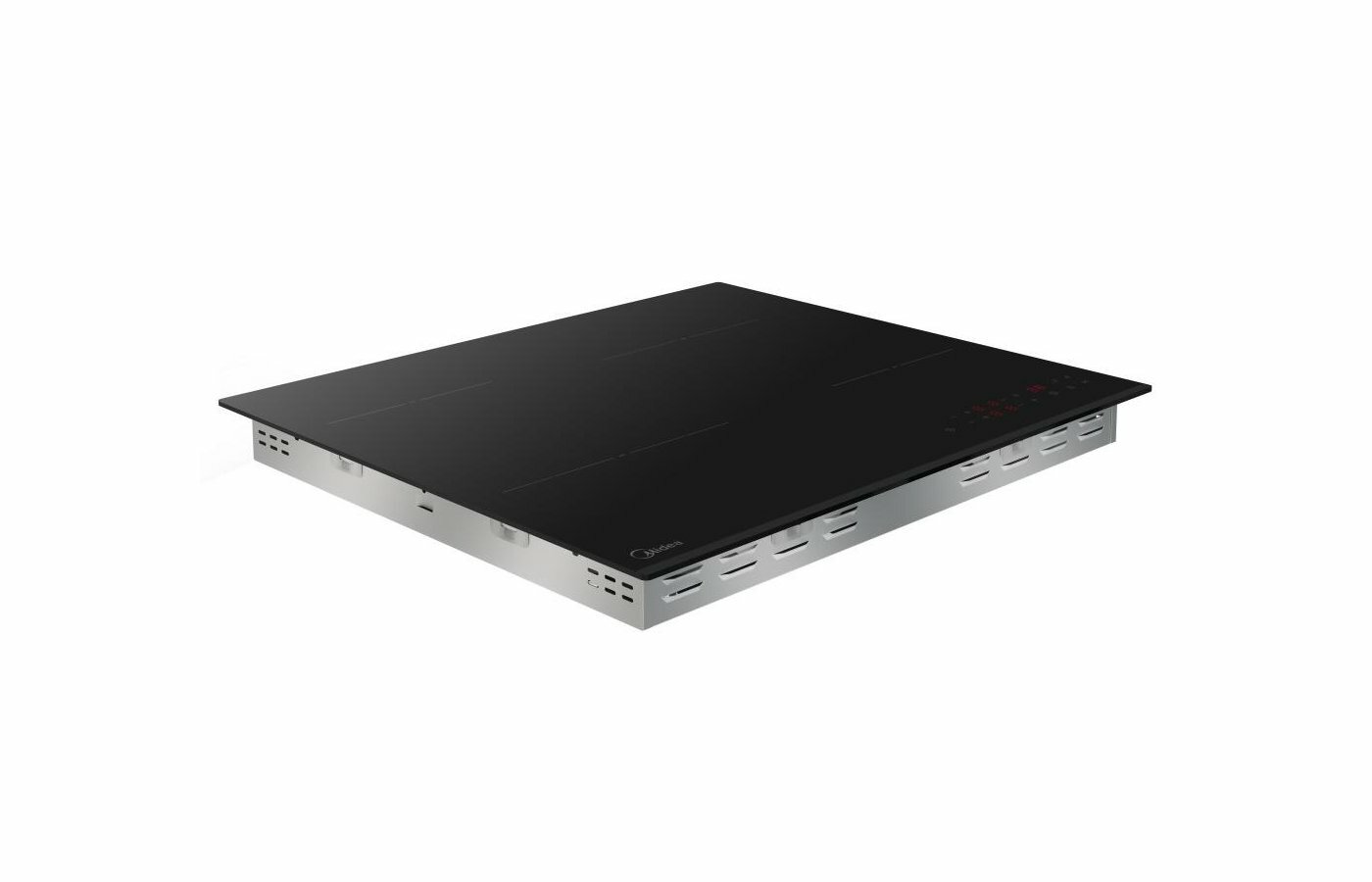 Варочная панель Midea MCH64303F, электрическая, стеклокерамическая, чёрная, 4 конфорки — фото 1