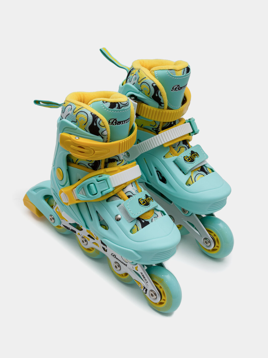 Роликовые коньки "Роллер", для детей и взрослых, с тормозом. — фото 1