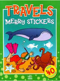 MerryStickers Travels 40 наклеек внутри
