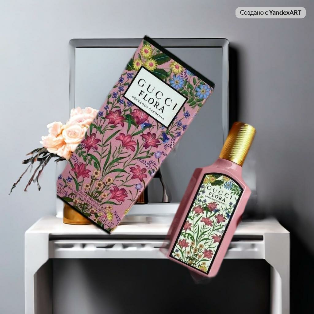 Духи женские Gucci Flora Gardenia – женский парфюм с цветочным ароматом, духи для женщин в пробнике, 100 мл