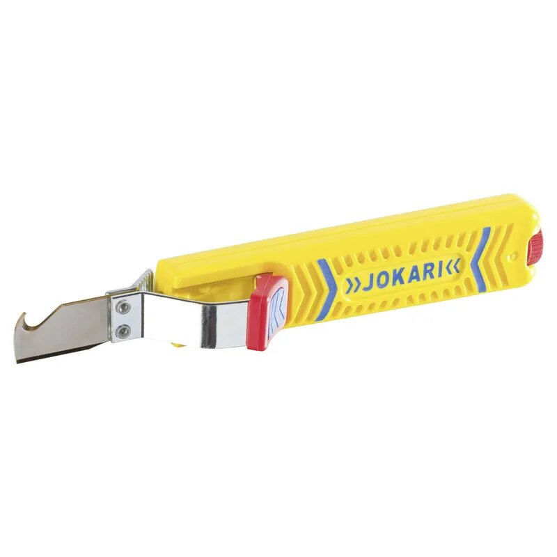 Нож для снятия изоляции с крючкообразным лезвием JOKARI "SECURA" 8-28мм 10280