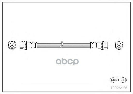 Тормозной Шланг Corteco арт. 19026426