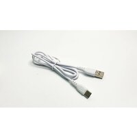 USB Кабель Type-C, 2.4A, 1м, Denmen D01T белый Original Type-C Cable