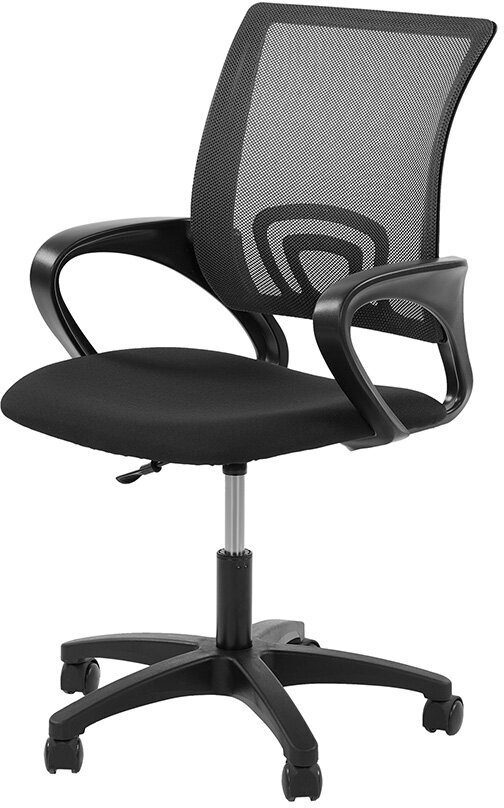 Кресло офисное Brian, 56х97,5х49, цвет чёрный, серый