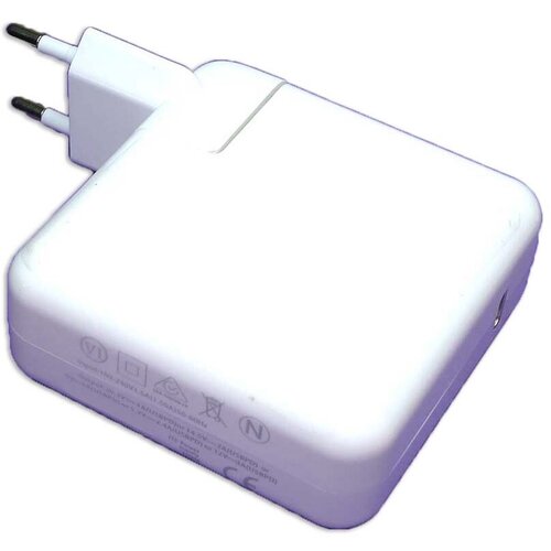 Блок питания (сетевой адаптер) для ноутбуков Apple A1718 61W USB Type-C 20.3V 3A OEM блок питания для ноутбука macbook 20 3v 3a 61w usb type c