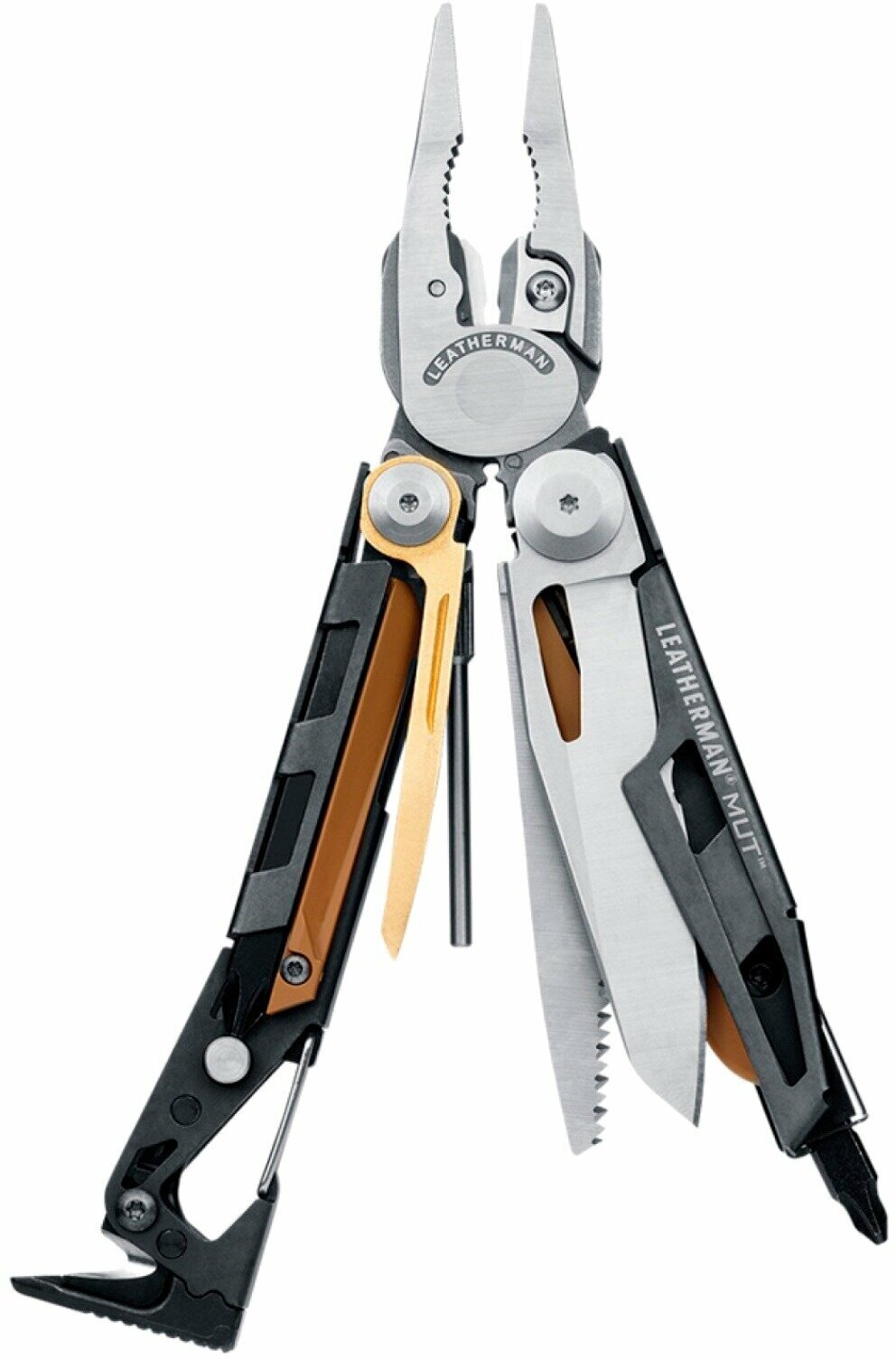 Мультитул пассатижи LEATHERMAN Mut (850112N/850122N) черный/серебристый