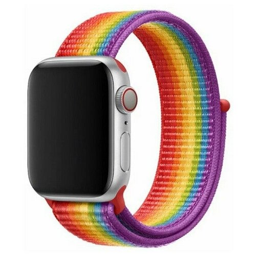 ОЕМ, Нейлоновый ремешок для Apple Watch 42/44мм, арт.011802, разноцветный