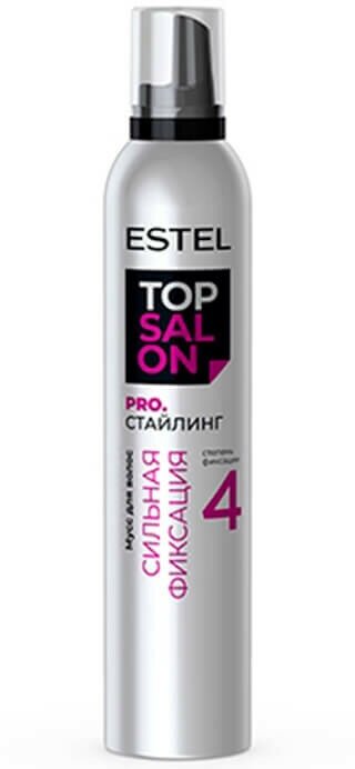 Мусс для волос ESTEL TOP SALON PRO. стайлинг Сильная фиксация 350 мл