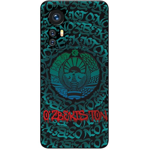 Силиконовый чехол Mcover для Xiaomi 12X с рисунком Ozbekiston graffity силиконовый чехол mcover для realme 8 pro с рисунком ozbekiston graffity