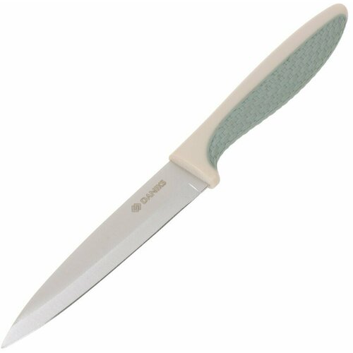Нож кухонный Daniks, Verde, универсальный, нержавеющая сталь, 12.5 см, рукоятка пластик, JA20206748-BL-4