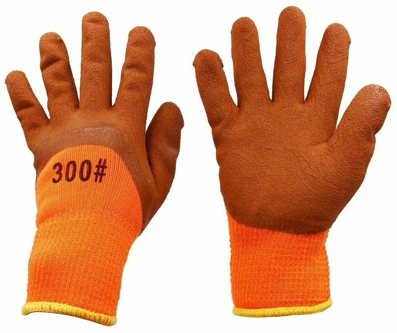 фото Перчатки утепленные акриловые с латексным покрытием