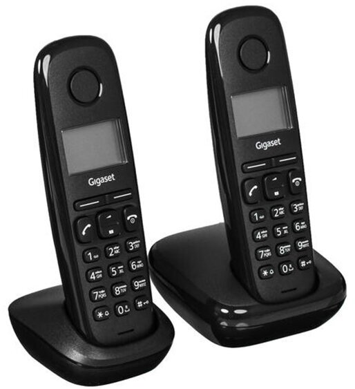 Радиотелефон DECT Gigaset A170 DUO АОН Caller ID ускоренный набор 50 номеров 2 трубки