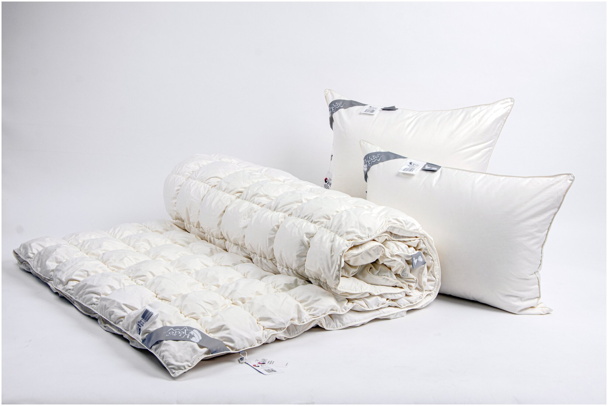 Одеяло из премиального белого пуха «Версаль премиум», атлас, 172*205 см