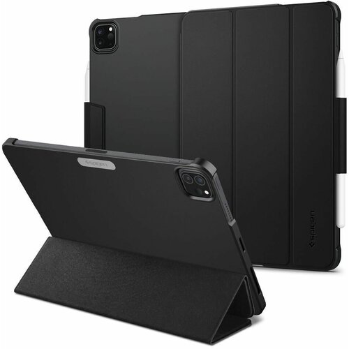 Чехол Spigen Smart Fold Plus (ACS03335) для iPad Air 4 (10.9) / iPad Pro 11 2021, Black чехол hama для apple ipad pro 11 fold clear полиуретан черный 00182426