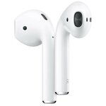 Беспроводные наушники Apple AirPods 2 с зарядным футляром MV7N2, белый - изображение