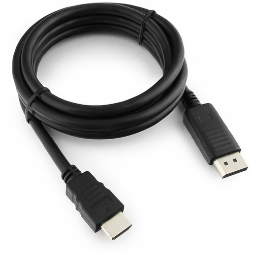 Кабель DisplayPort - HDMI Cablexpert, 1,8м, 20M/19M, черный конвертор av hdmi