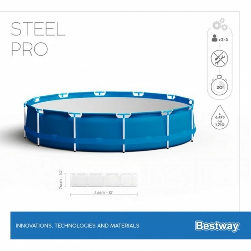 Бассейн BestWay Steel Pro 56706, 6473 л - фотография № 8