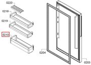 Полка на дверь холодильника Bosch KDV. (704406)