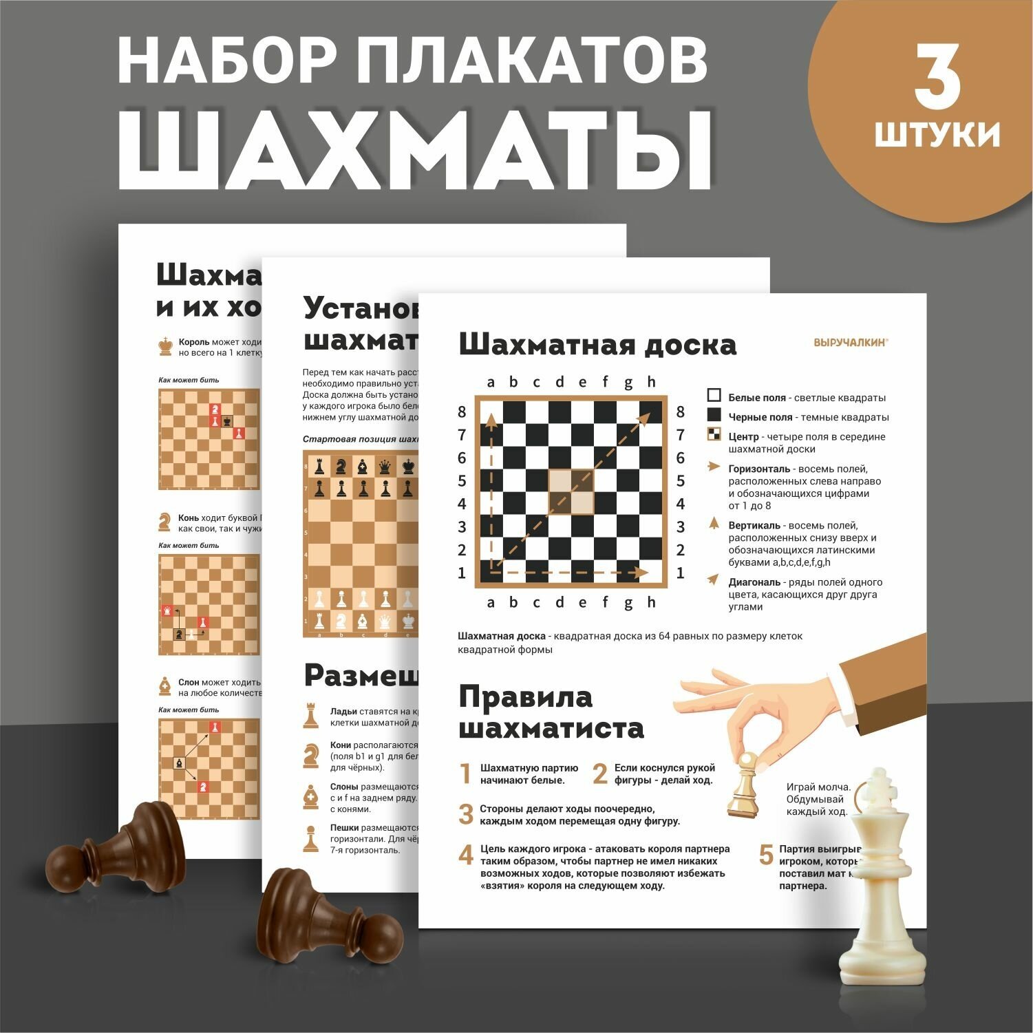 Набор плакатов Шахматы