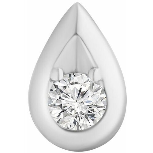 фото Подвеска серебряная с фианитами, кулон серебро 925 пробы, ср.вес изделия 0,35 гр., арт. 2132004/9 ювелир карат