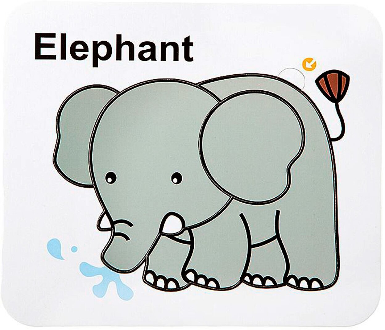Водная раскраска-пазл BONDIBON, слон, многоразовая