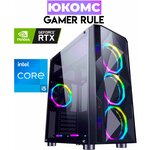 Игровой системный блок юкомс i5-11400f, RTX 4060 Ti 8GB, hdd 1000gb, ssd 480gb, 16Gb, БП 700W, win 10 pro, office 19 business - изображение