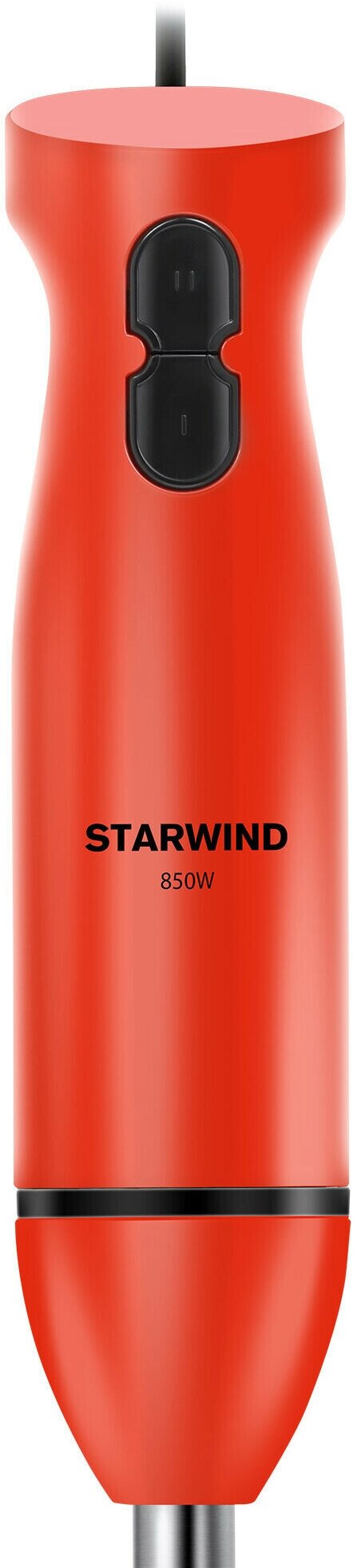 Блендер погружной Starwind SBP2201 красный/черный - фото №3