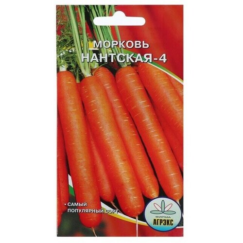 Семена Морковь Нантская 4, 2 г 12 упаковок морковь нантская 4 2 г